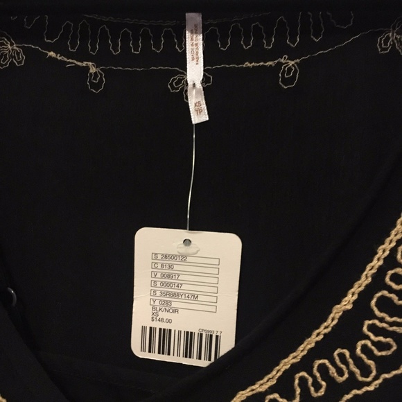 NWT Free People Skyfall Embroidered Dress - Picture 6 of 7